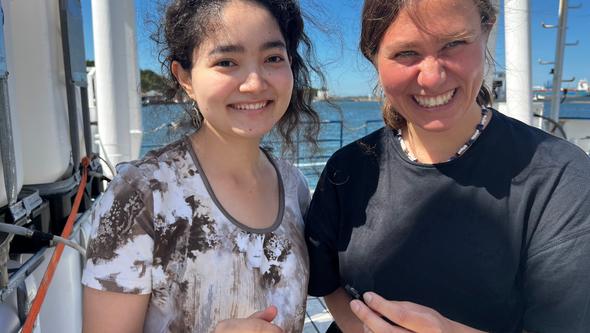 Studenter ombord på Skagerak