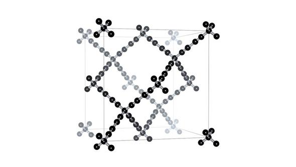 An illustration of the molecular form of diamondiyne