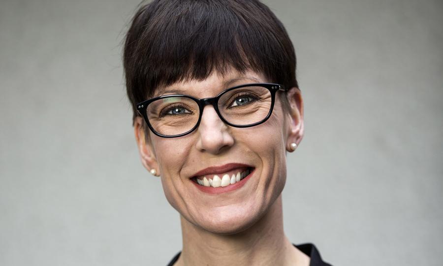 Bild på Babbs Edberg, stadsdelsdirektör.