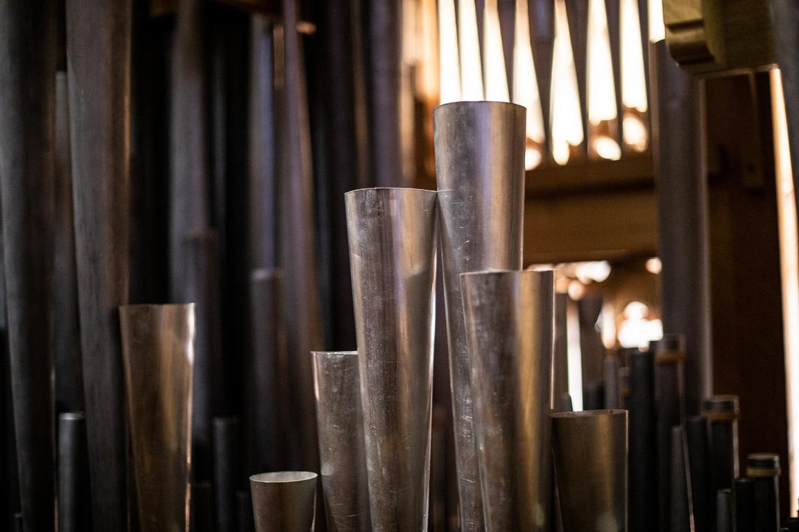 Pipes of the North German Baroque Organ in Örgryte New Church