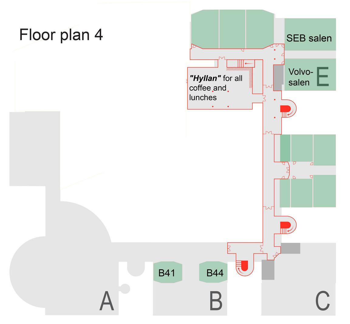 Map of the School, floor 4