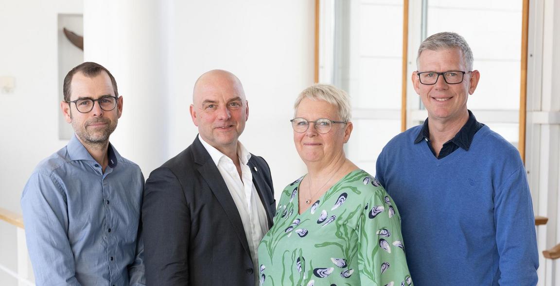 The new Management Team of the School of Business, Economics and Law, from July 1st 2024.