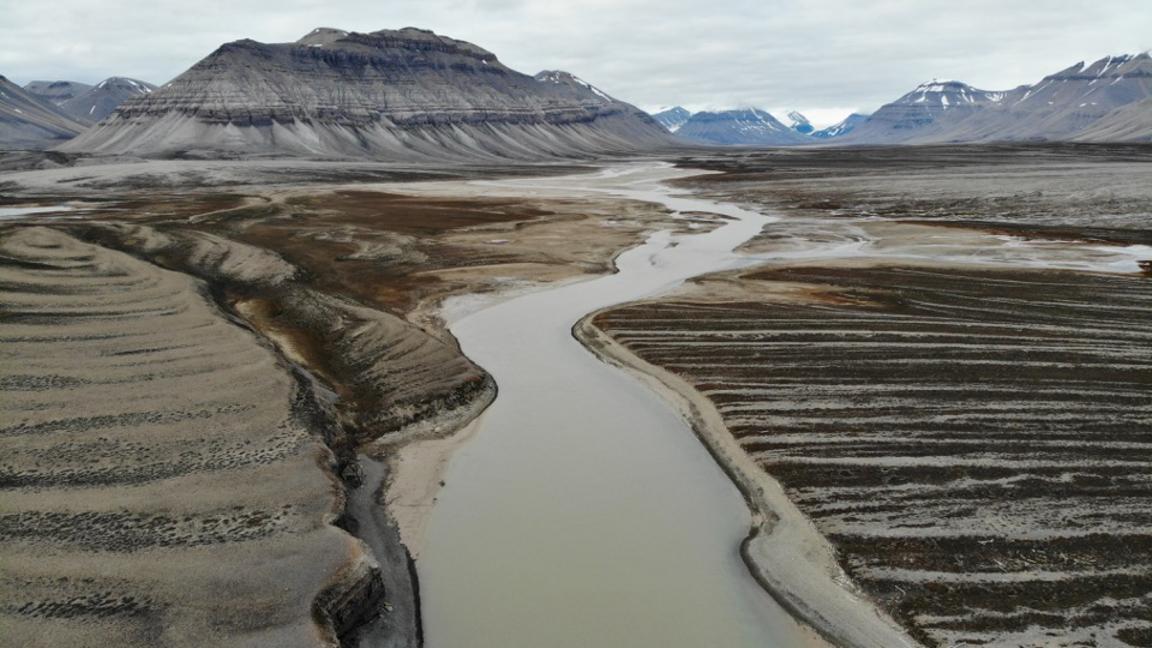 coastal landscape on Svalbard