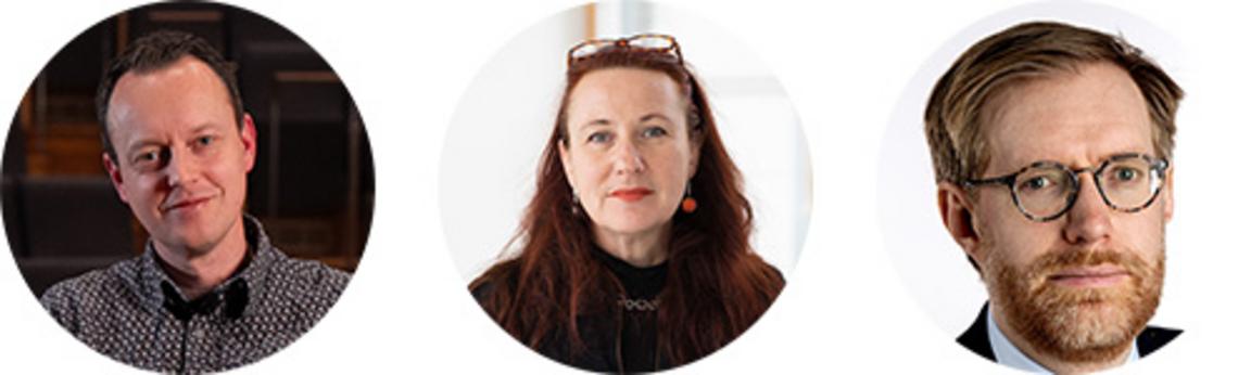 Fr. v.: Niklas Egels Zanden, Ann Ighe, Martin Henning