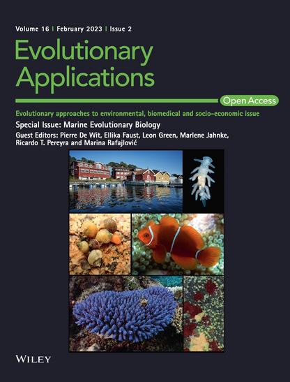 Cover of Special Issue Evolutionary Application on Marine Evol Biology